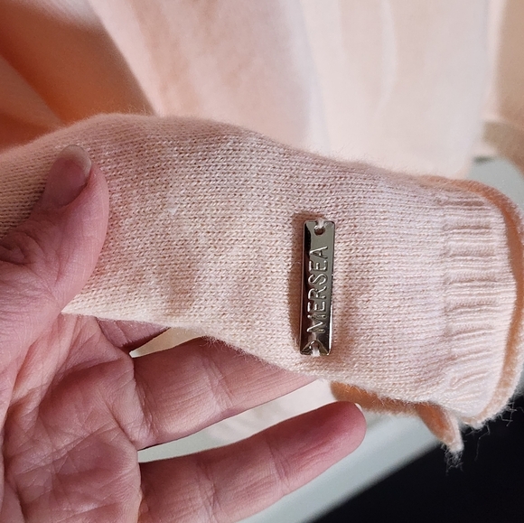 Peach and Red Striped Women's Top - Picture 3 of 6